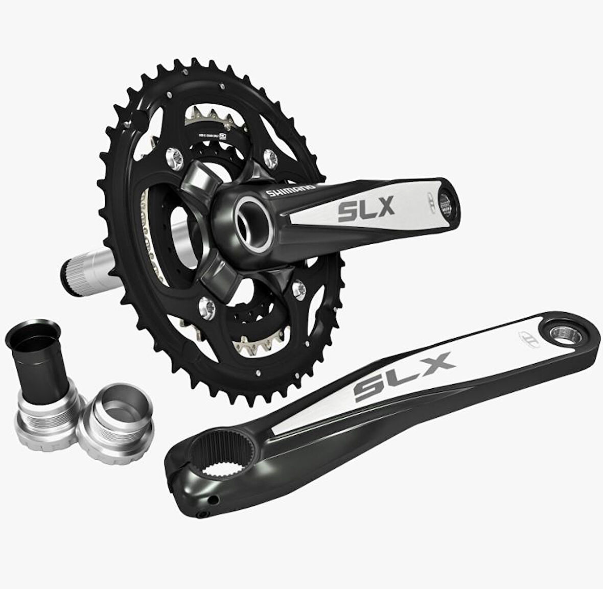 Shımano SLX FC-M660 - 175MM 42X32X24T Shımano SLX 3'lü Aynakol Hollowtech Orta Göbek Dahil