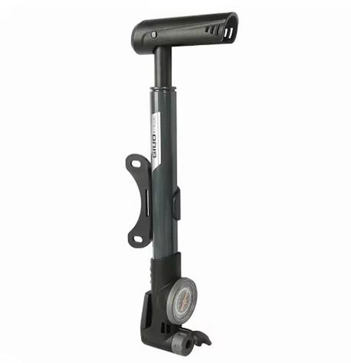 GİYO GP-991 Göstergeli Mini Bisiklet Pompası Yüksek Basınçlı Pompa 120 Psi