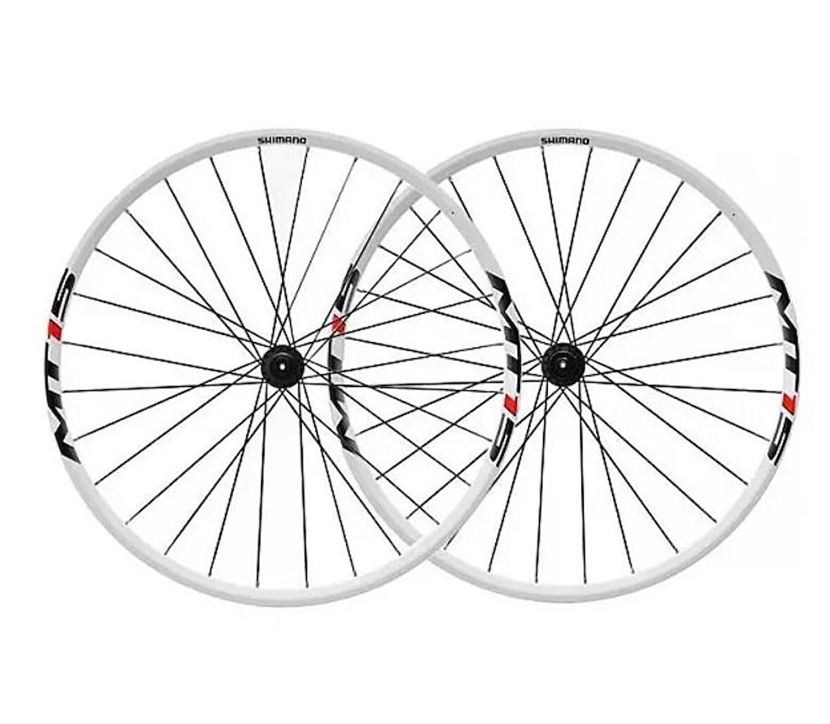 Shimano Wh-Mt15  Ön/Arka 26''Jant Seti Beyaz Qr-Mandal Centerlock Disk Kaset Dişli Jant Seti