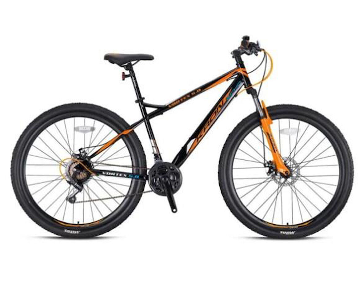 Kron VORTEX 5.0 26 Jant 21 Vites Mekanik Disk Çelik Dağ Bisikleti Siyah Turuncu Vitesli Bisiklet