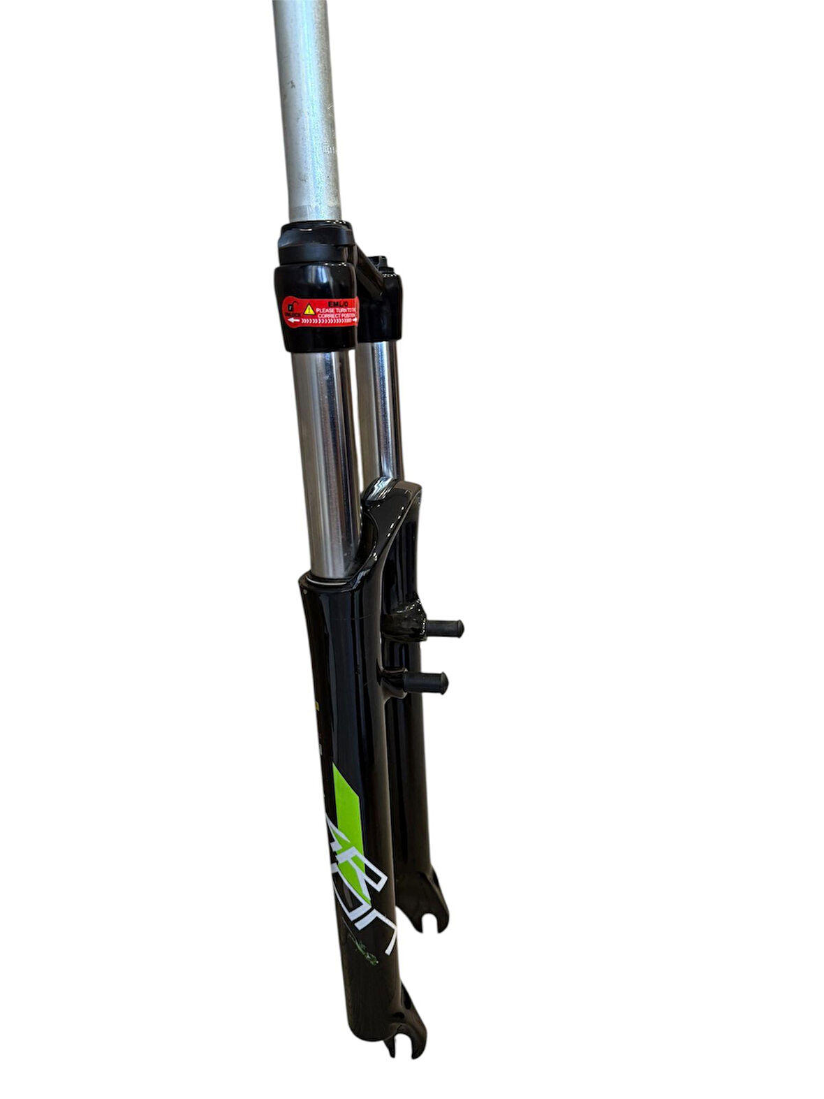 ZOOM M/LO 26" Jant Kilitli Bisiklet Maşası 1-1/8 QR Amortisörlü Maşa V-fren Disk Fren Uyumlu Siyah Yeşil