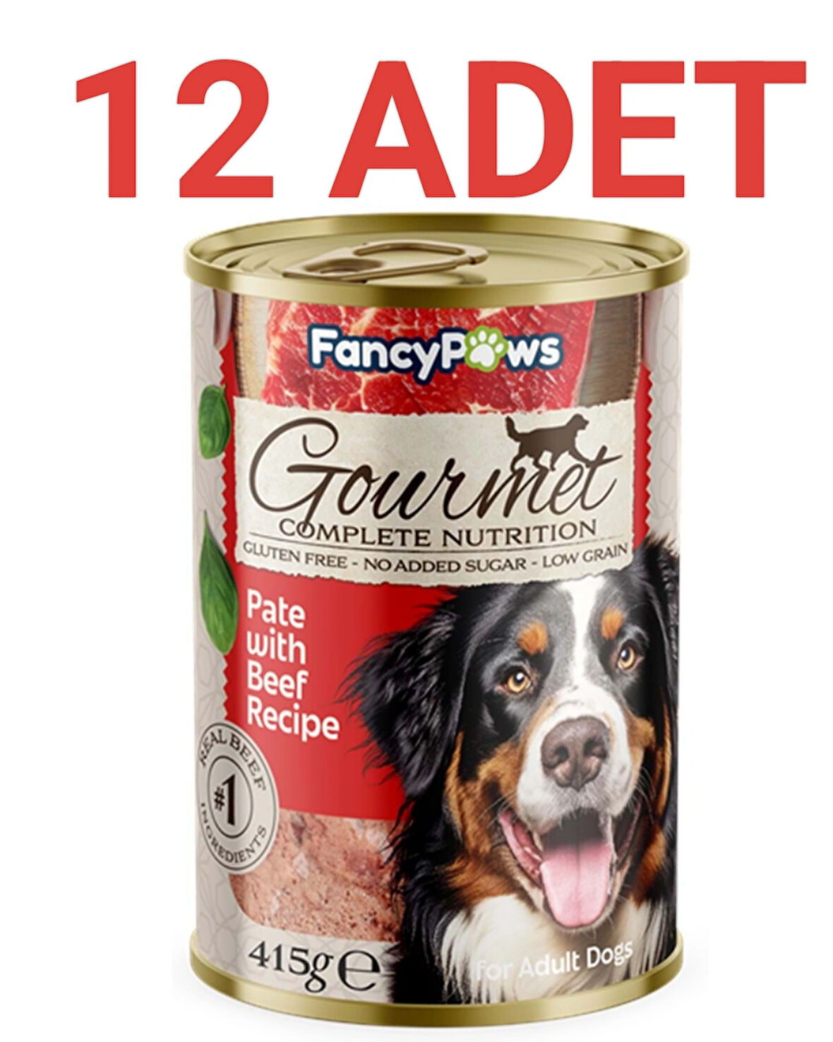 Fancy Paws Dana Etli Yetişkin Köpek Konserve Maması X 12 Adet