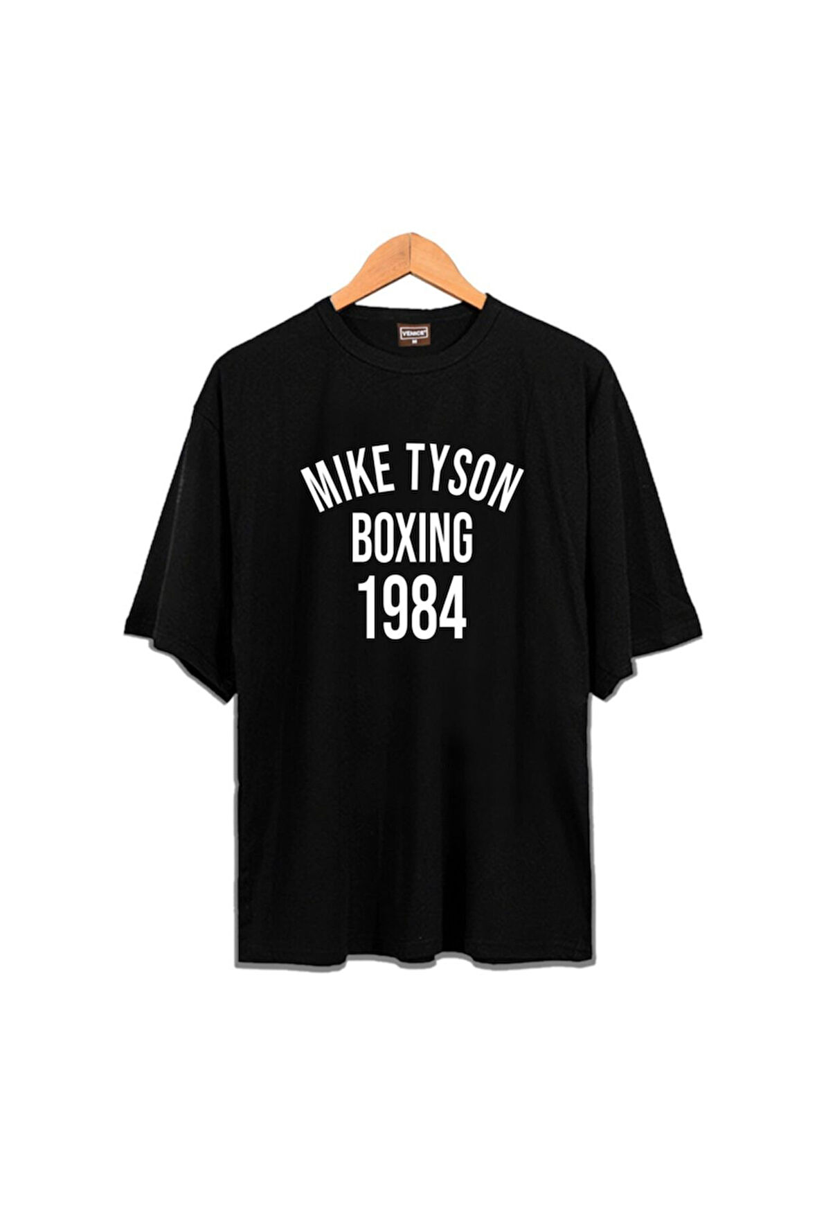 Unisex Zokawear Siyah Mike Tyson Boxing 1984 T-shirt
