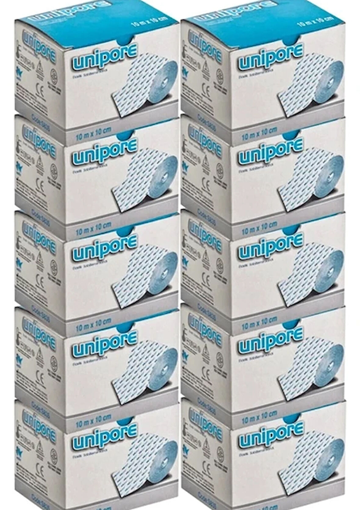 Unipore Flaster 10 cm x 10 M Hipoalerjenik 10 Adet