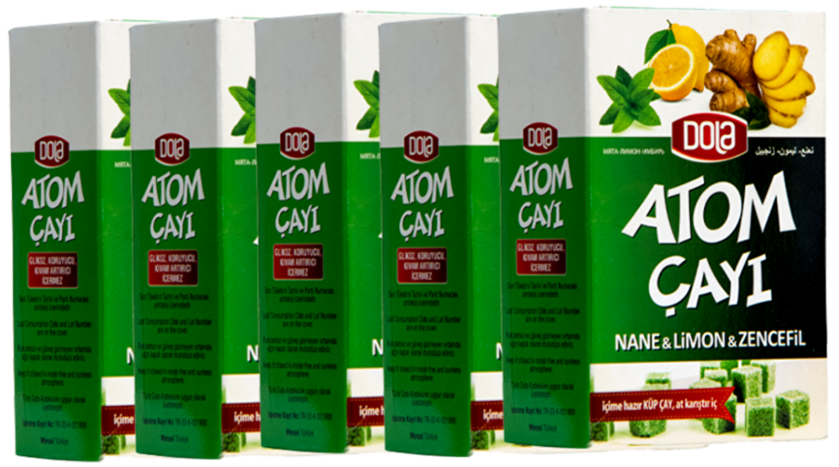 Dola Atom Çayı Nane Limon Zencefil 135 g 5 adet