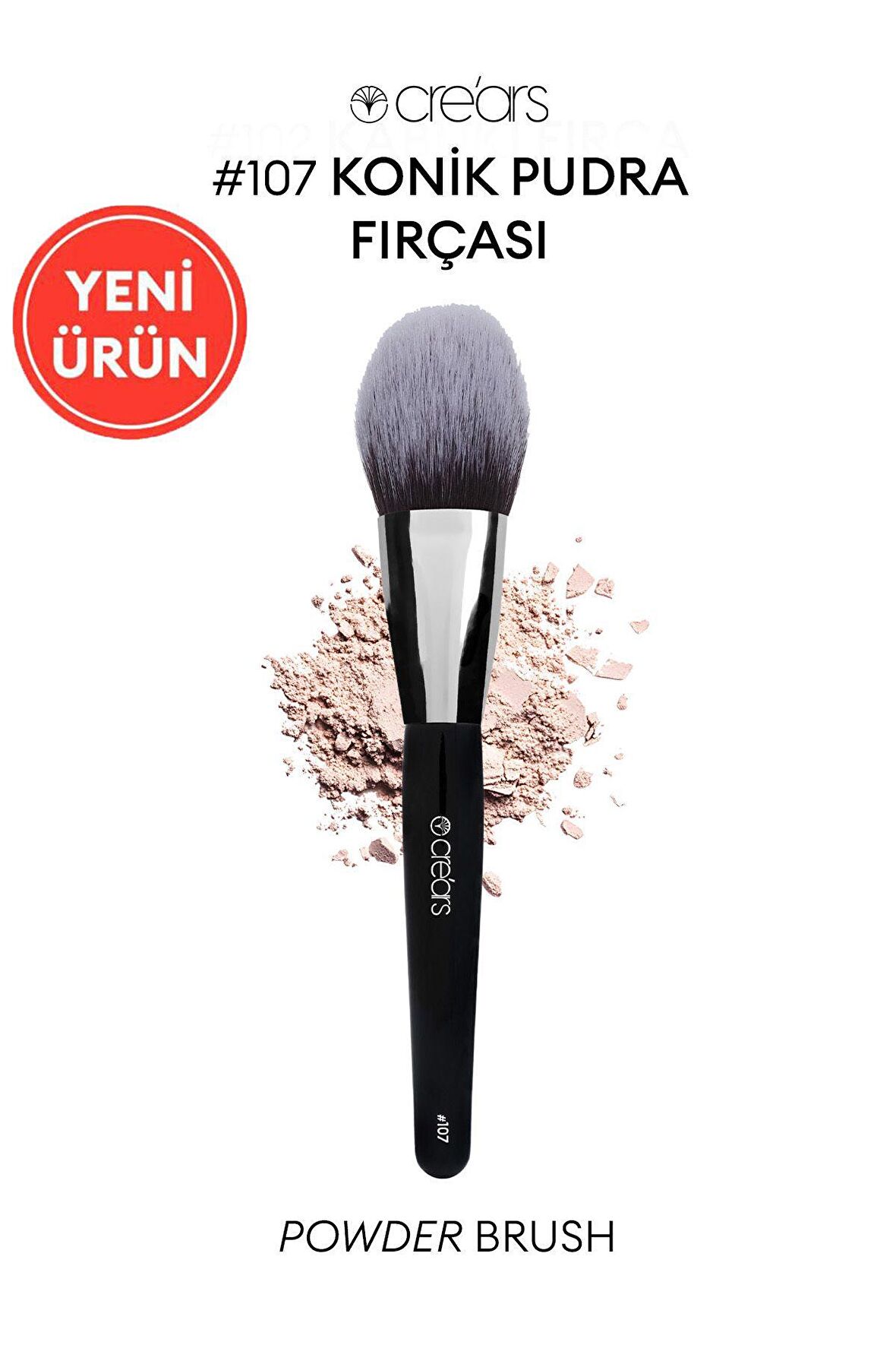 Konik Pudra Fırçası Cre'Ars Powder Brush #107