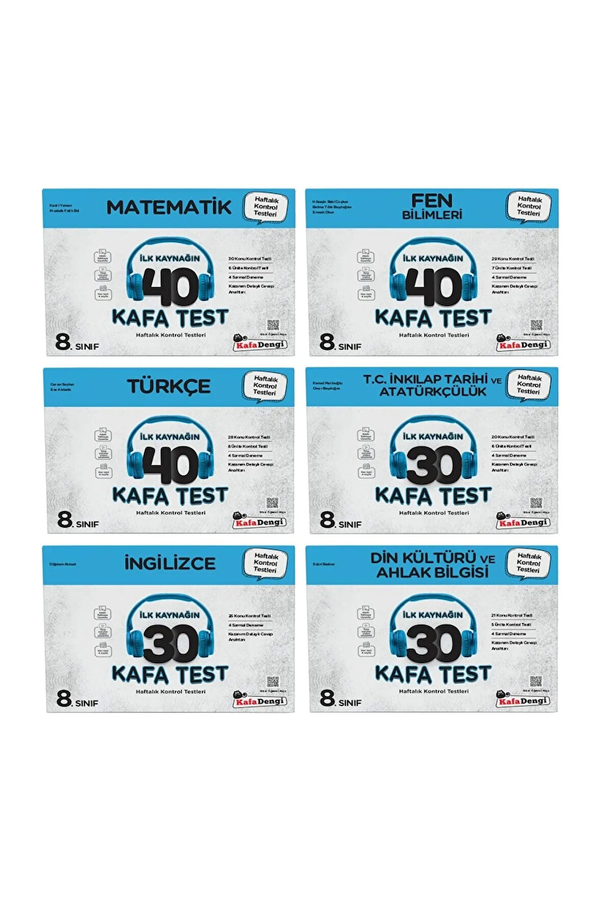 LGS 8. Sınıf Çöz Bitir Yaprak Test Tüm Dersler Set