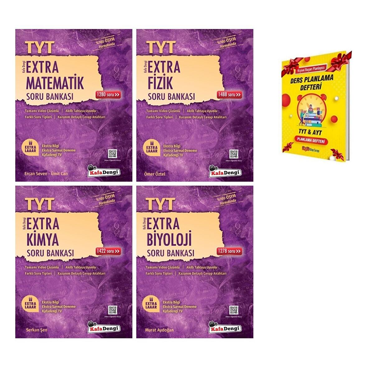 TYT Soru Bankası Extra Matematik Fizik Kimya Biyoloji