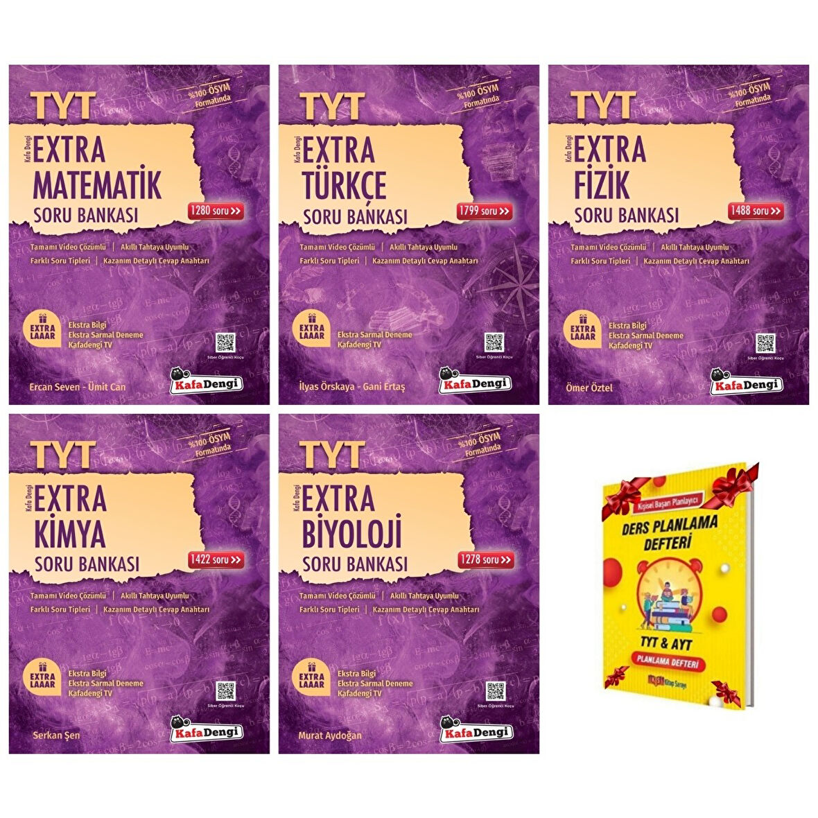 TYT Soru Bankası Extra Matematik Türkçe Fizik Kimya Biyoloji