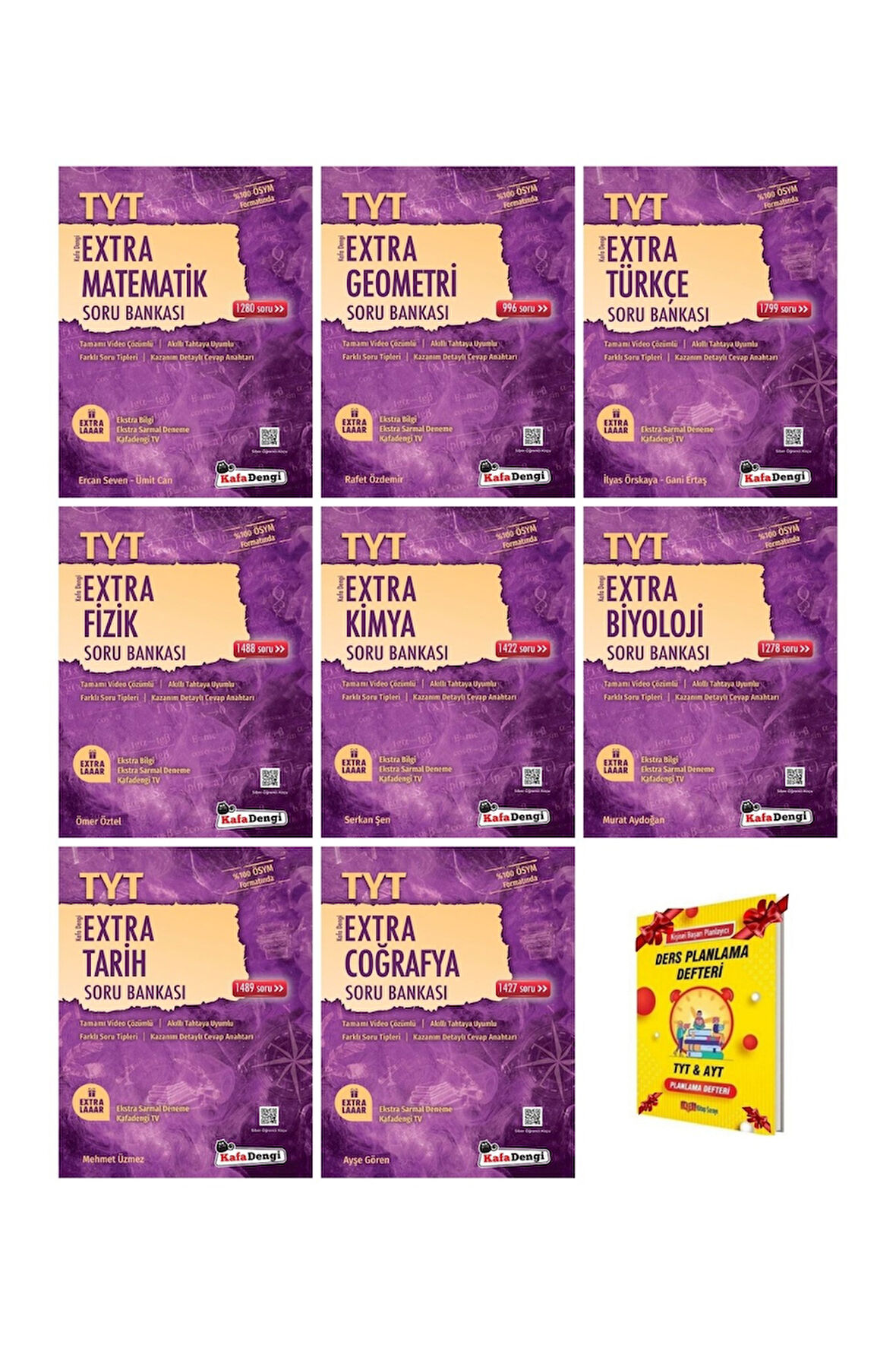 TYT Soru Bankası Extra Tüm Dersler Set 8li Set