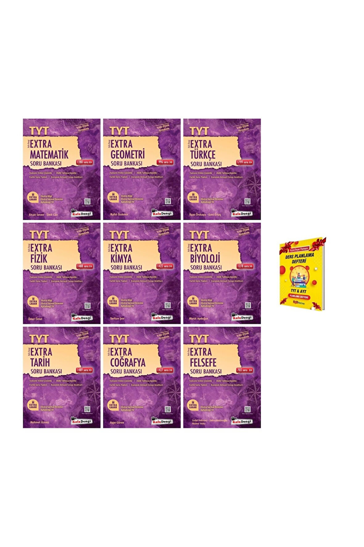 TYT Soru Bankası Extra Tüm Dersler Set 9lu Set