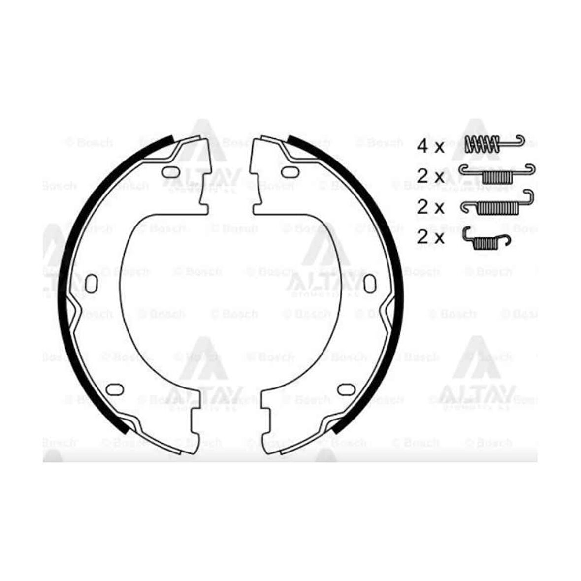 FREN BALATA EL CRAFTER 06-15 / SPRINTER 06-11 ÇAP 172mm