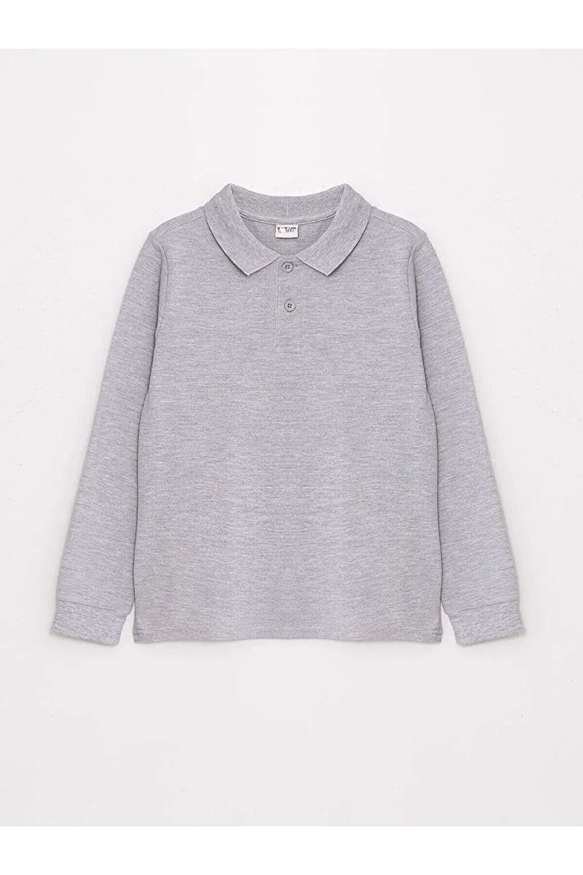 ÇOCUK & GENÇ OKUL VE GÜNLÜK KULLANIMA UYGUN POLO YAKA UZUN KOLLU TİŞÖRT LL.t-shirt-LONG.1.LL