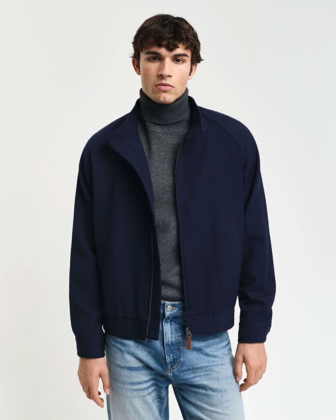 GANT Erkek Lacivert Dik Yaka Ceket