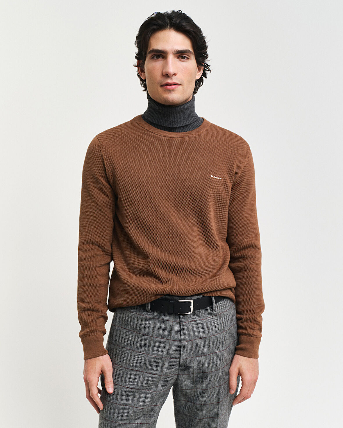 GANT Erkek Regular Fit Bisiklet Yaka Kazak