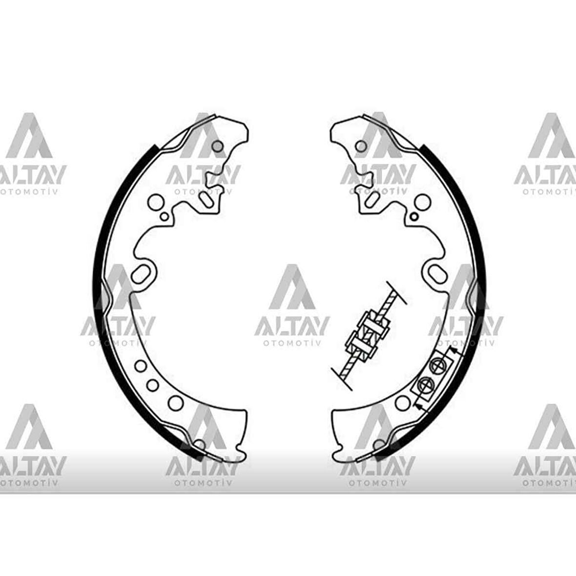 FREN BALATA HILUX 06-11 / 15= 4X4 REVO PABUÇ ARKA