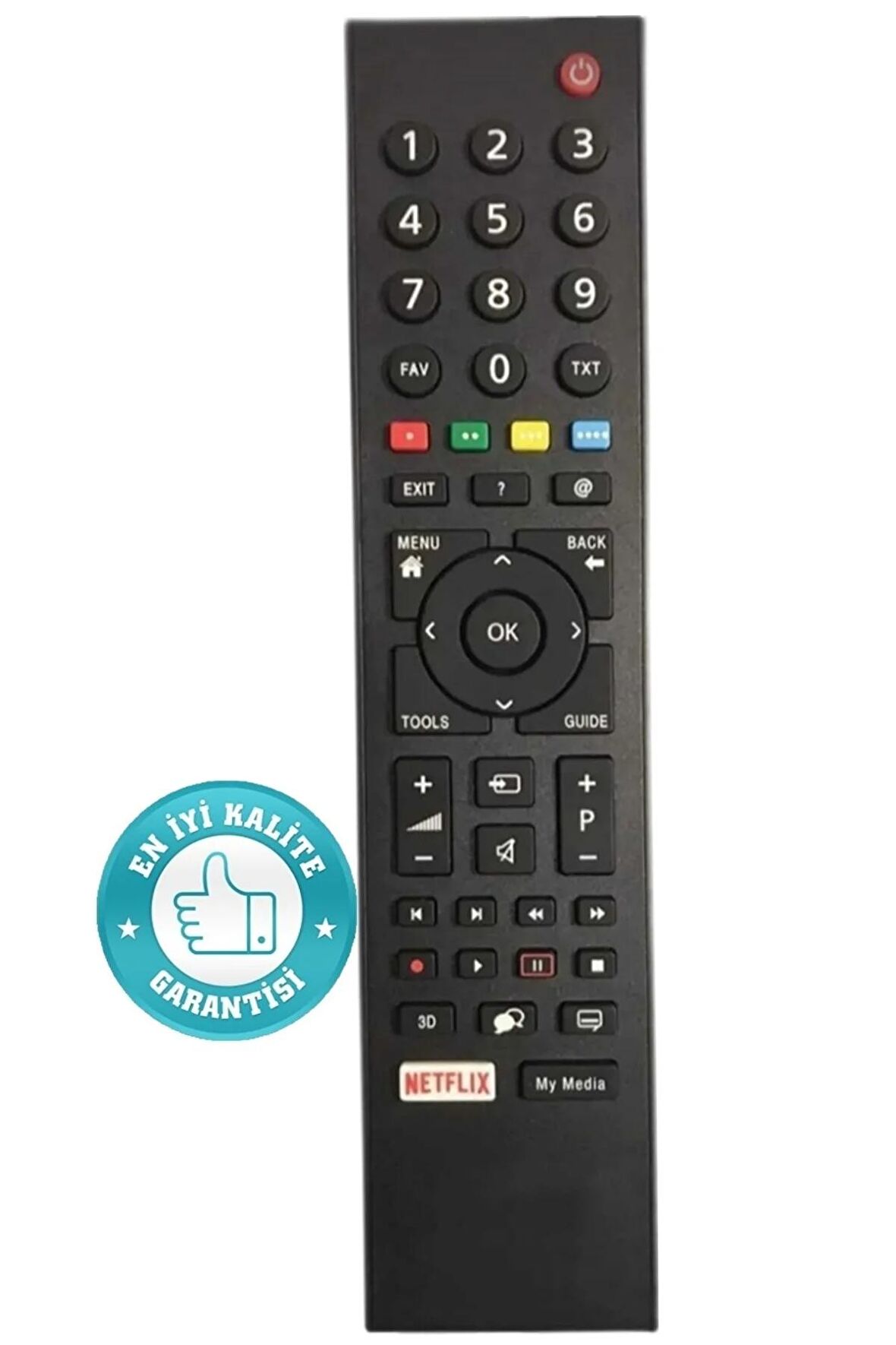 Arçelik / Beko Grundig Led Lcd Netflix Uyumlu  Televizyon kumandası 1. Sınıf