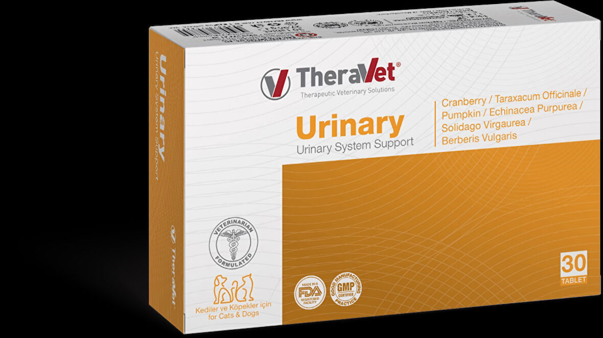 Theravet Urinary Kediler ve Köpekler için 30 Tablet