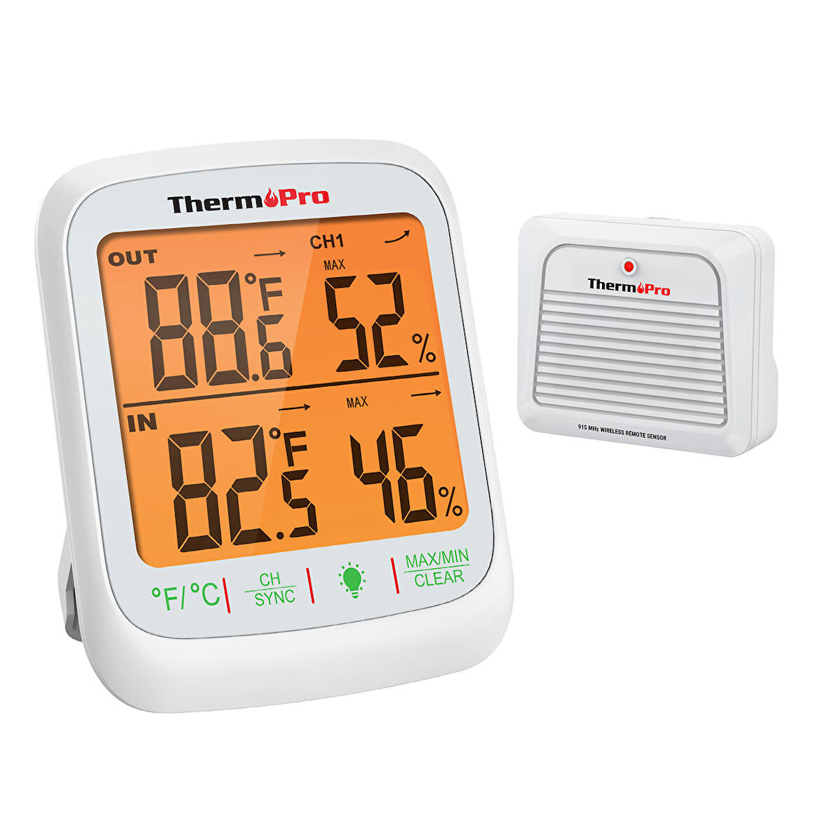 ThermoPro TP260B Mini Iç Mekan Dijital Sıcaklık ve Nem Ölçer Termometre