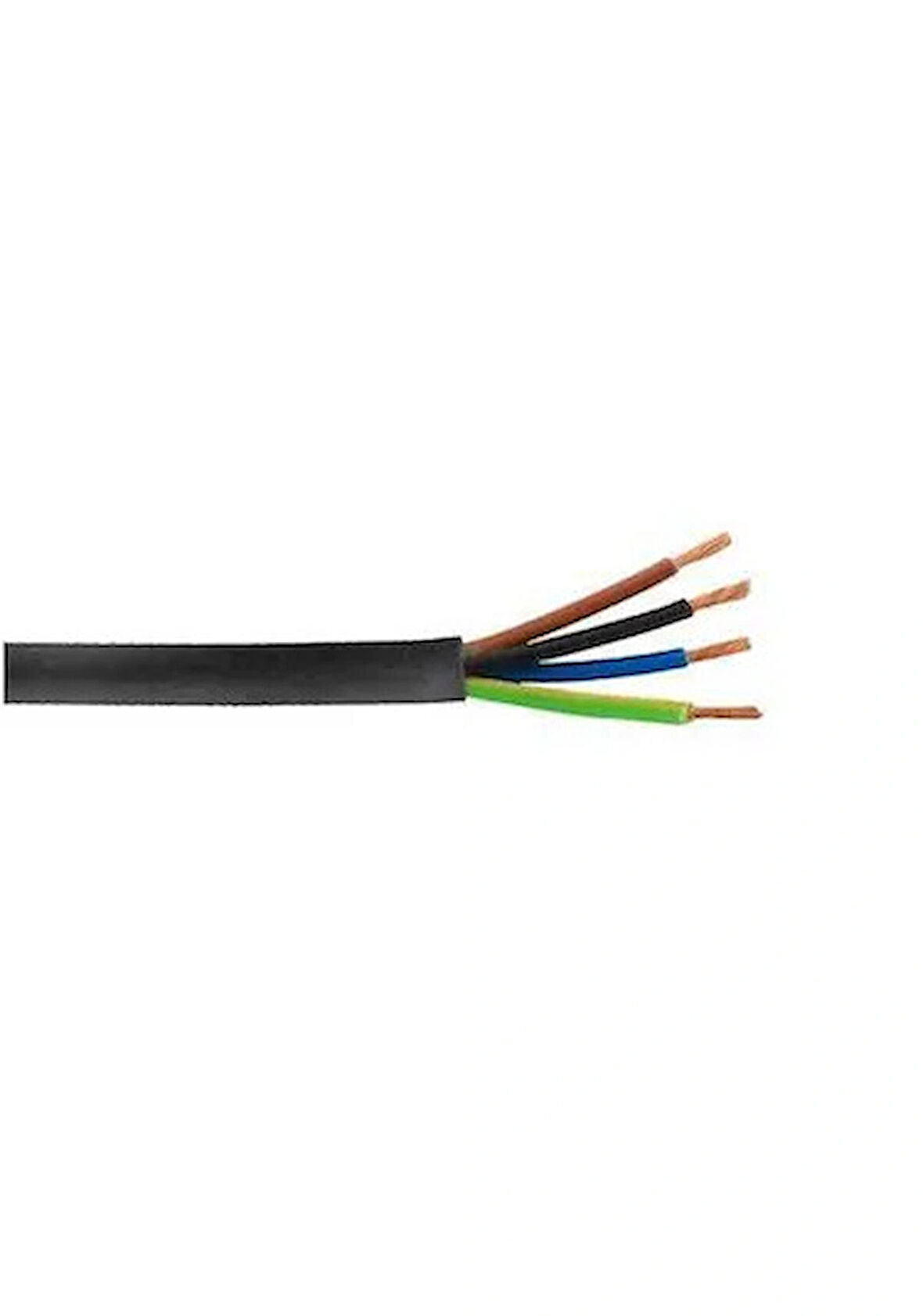 Yeşim Kablo 4x1,5mm Tam Kesit Ttr Cca Kablo Siyah 100 Metre
