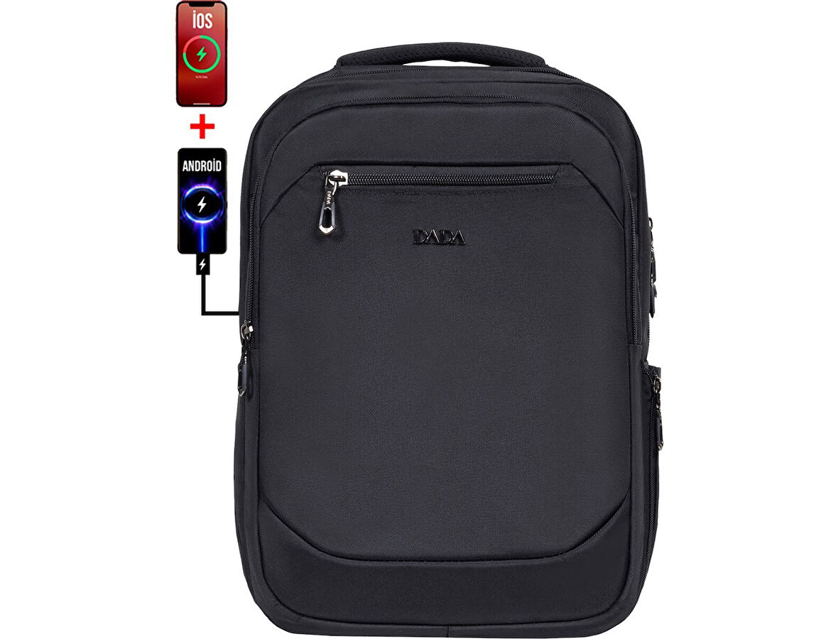 Dada 11 Günlük Okul Sırt Çantası 14 İnç Orta Boy USB Type-C Su Geçirmez Oxford Kumaş