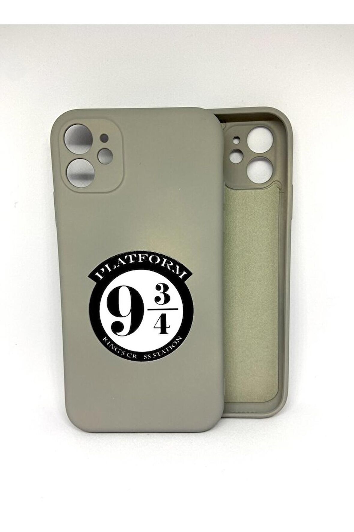 İphone 11 Uyumlu Logolu İçi Kadife Telefon Kılıfı