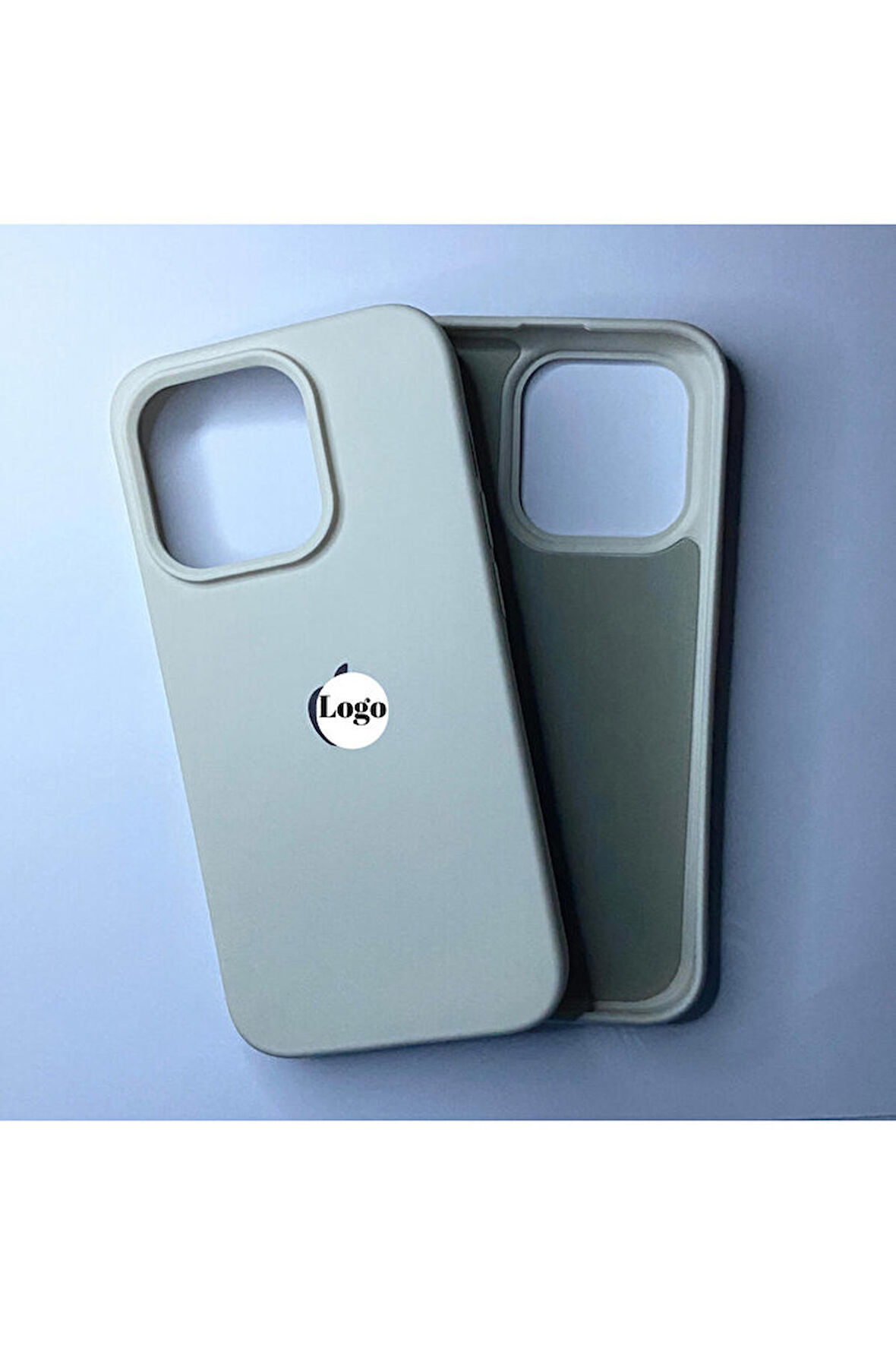 İphone 14 Uyumlu Logolu İçi Kadife Telefon Kılıfı