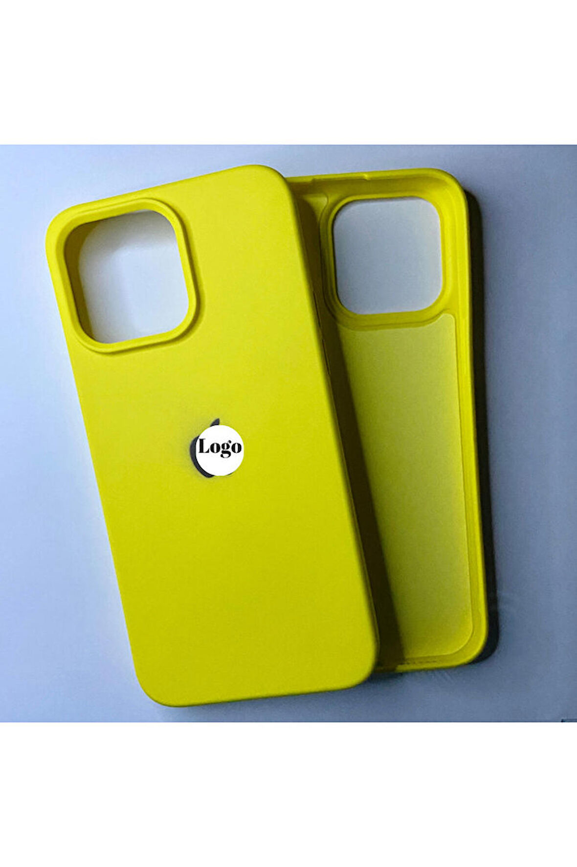 İphone 14 Pro Max Uyumlu Logolu İçi Kadife Telefon Kılıfı