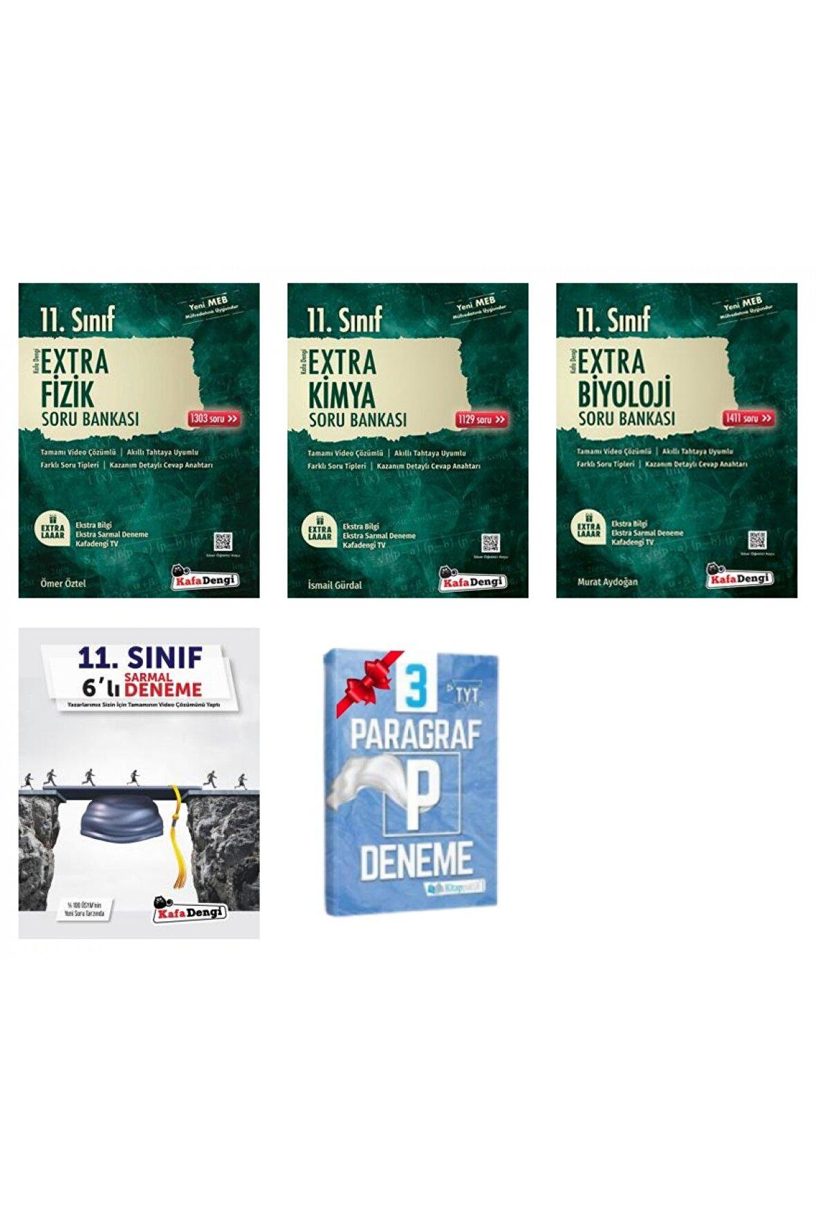 11.Sınıf Extra Fizik Kimya ve Biyoloji Soru Bankası+Sarmal Deneme