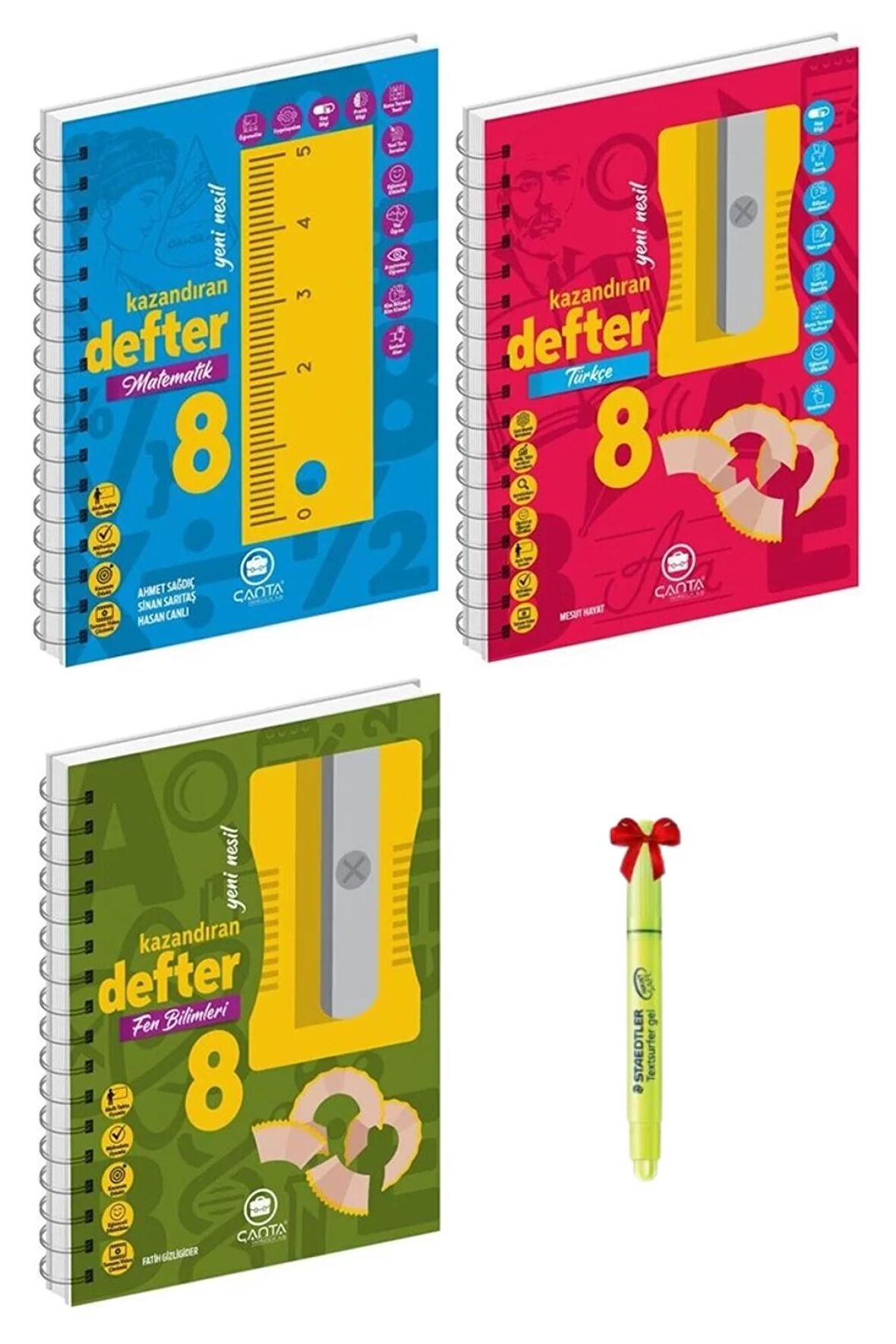 8. Sınıf Matematik Türkçe ve Fen Bilimleri Akıllı Defter