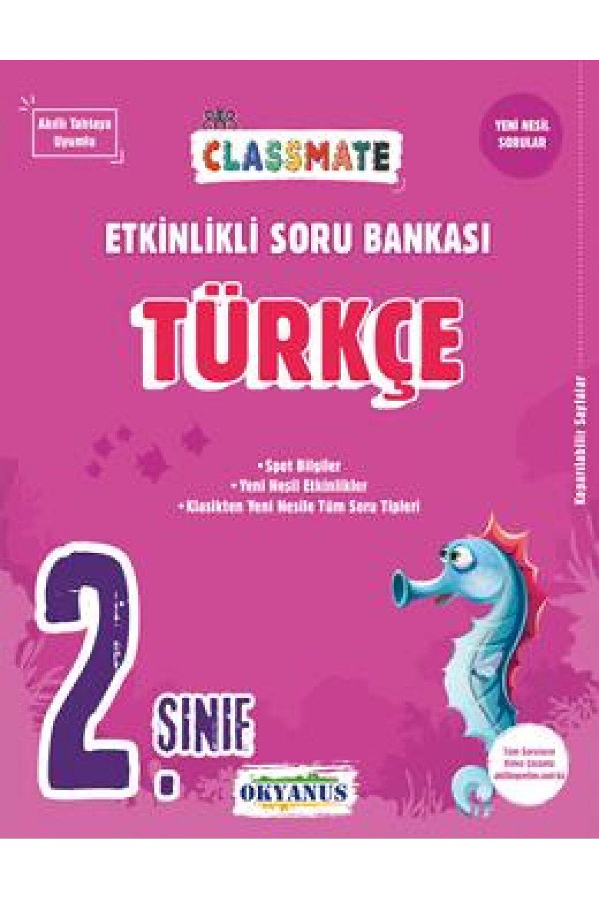 2. Sınıf Classmate Türkçe Etkinlikli Soru Bankası