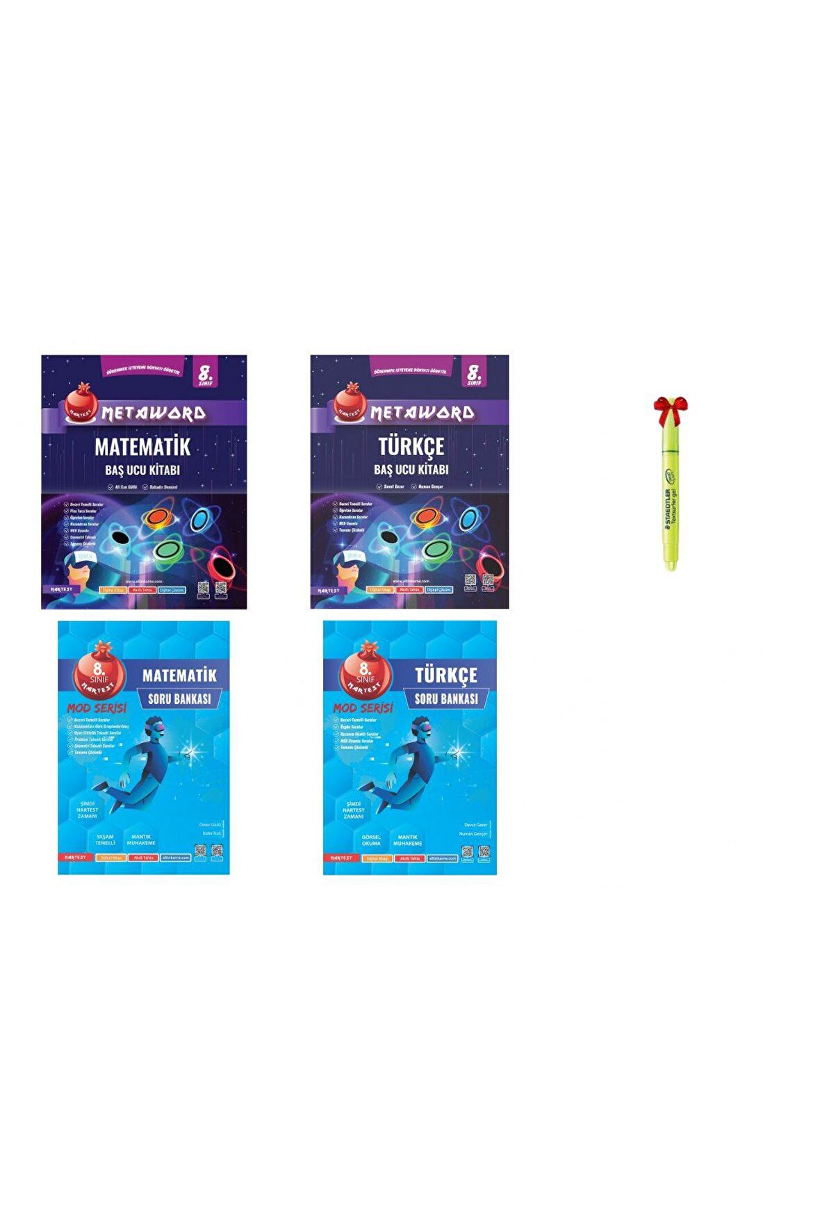 LGS 8.Sınıf Metaword ve MOD Serisi Matematik Türkçe Soru Bankası