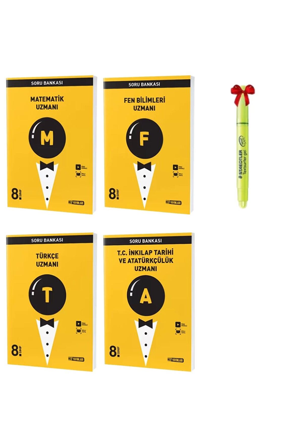 LGS 8.Sınıf Matematik Fen Türkçe ve İnkılap Uzmanı Soru Bankası