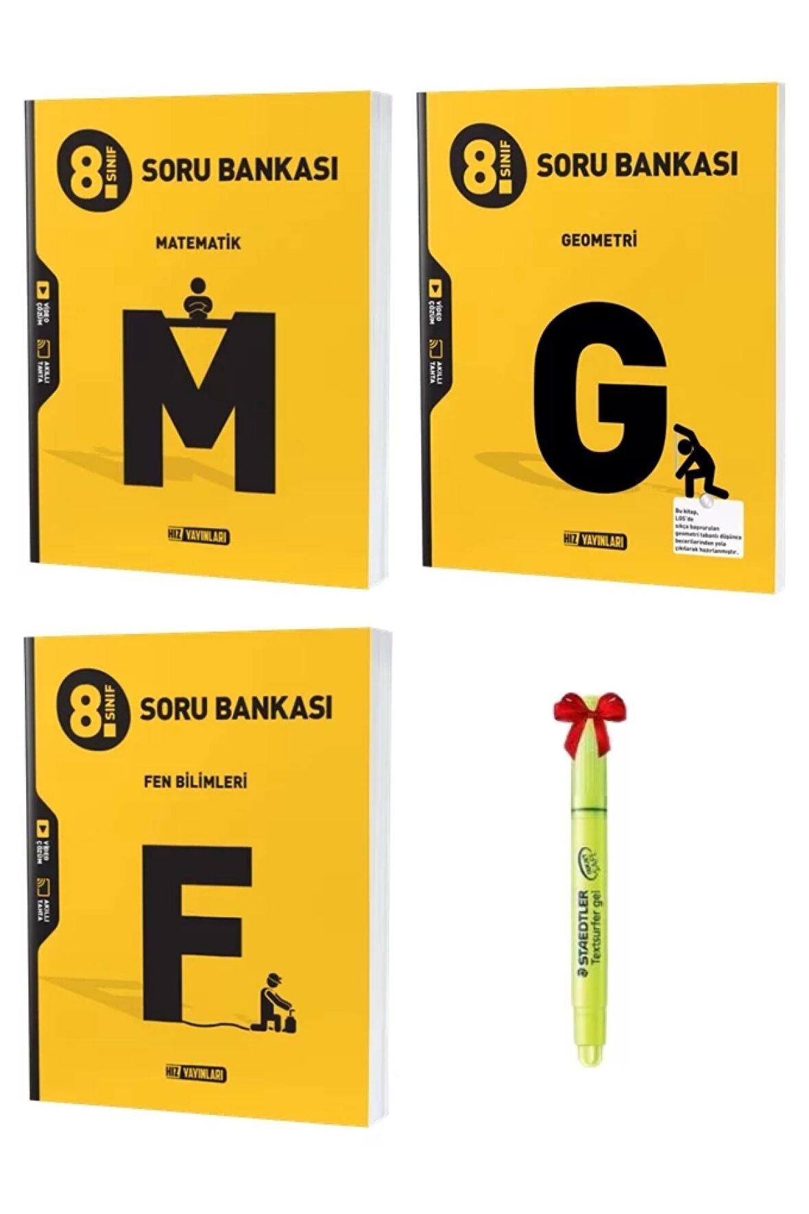 LGS 8.Sınıf Matematik Geometri ve Fen Bilimleri Soru Bankası