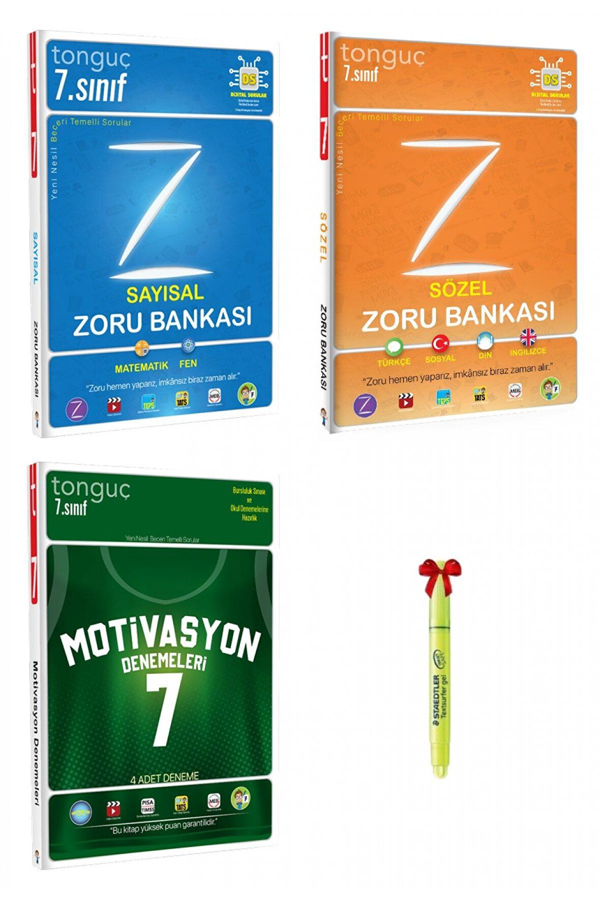 7.Sınıf Sayısal Sözel Zoru Bankası ve Motivasyon Deneme Set
