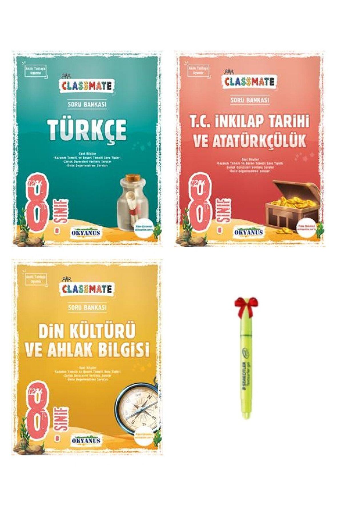 LGS 8.Sınıf Classmate Türkçe İnkılap Din Soru Bankası
