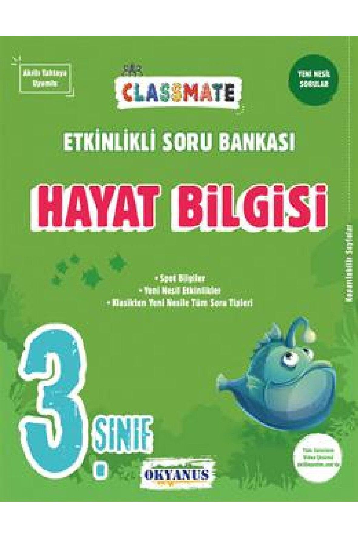 3. Sınıf Classmate Hayat Bilgisi Etkinlikli Soru Bankası