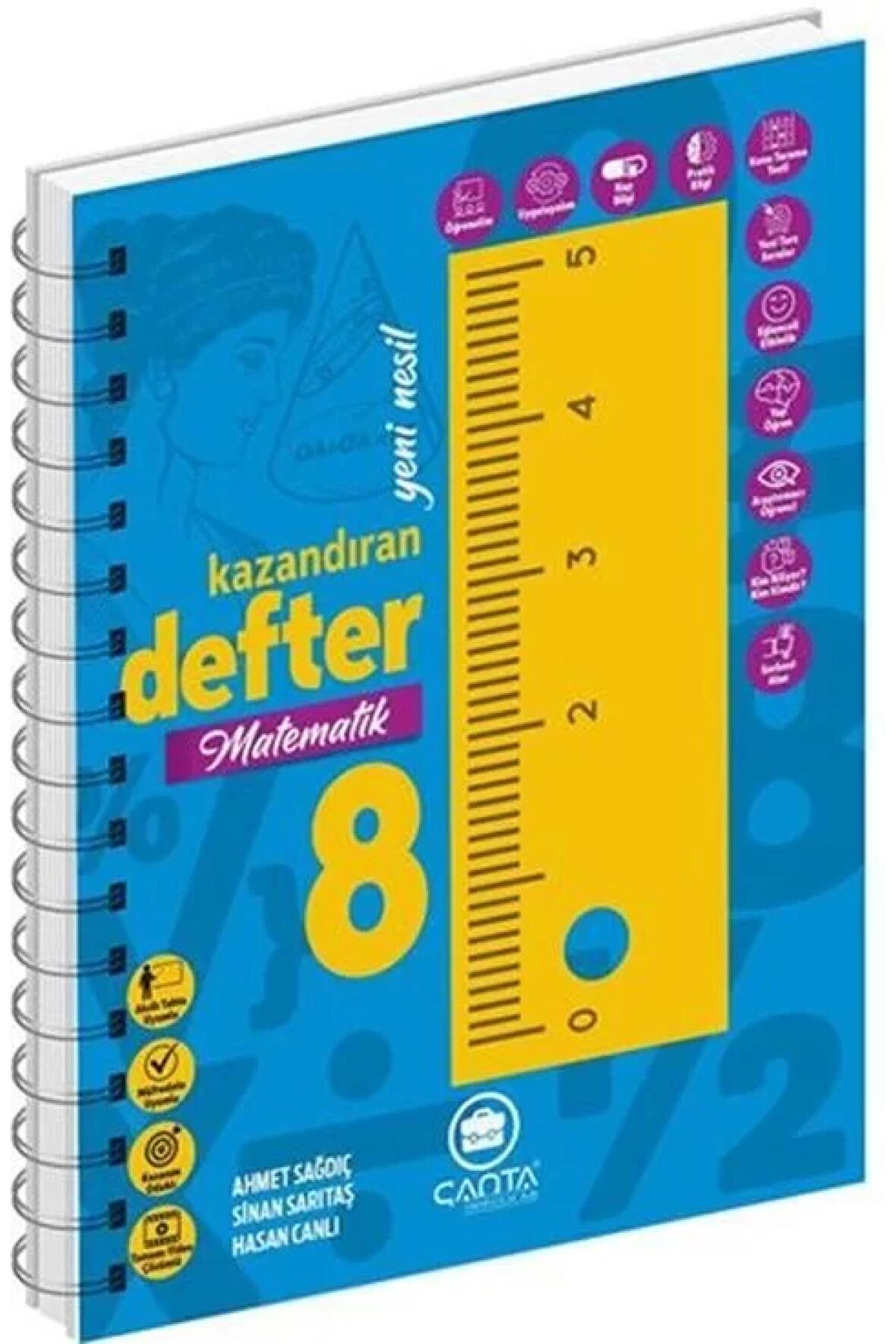 8. Sınıf Matematik Okula Yardımcı Kazandıran Defter