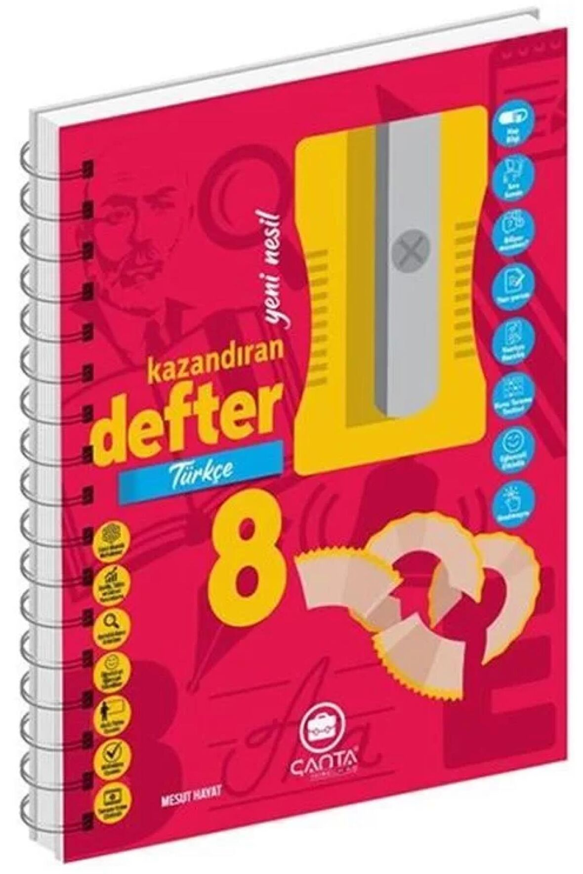 8. Sınıf Türkçe Okula Yardımcı Kazandıran Defter