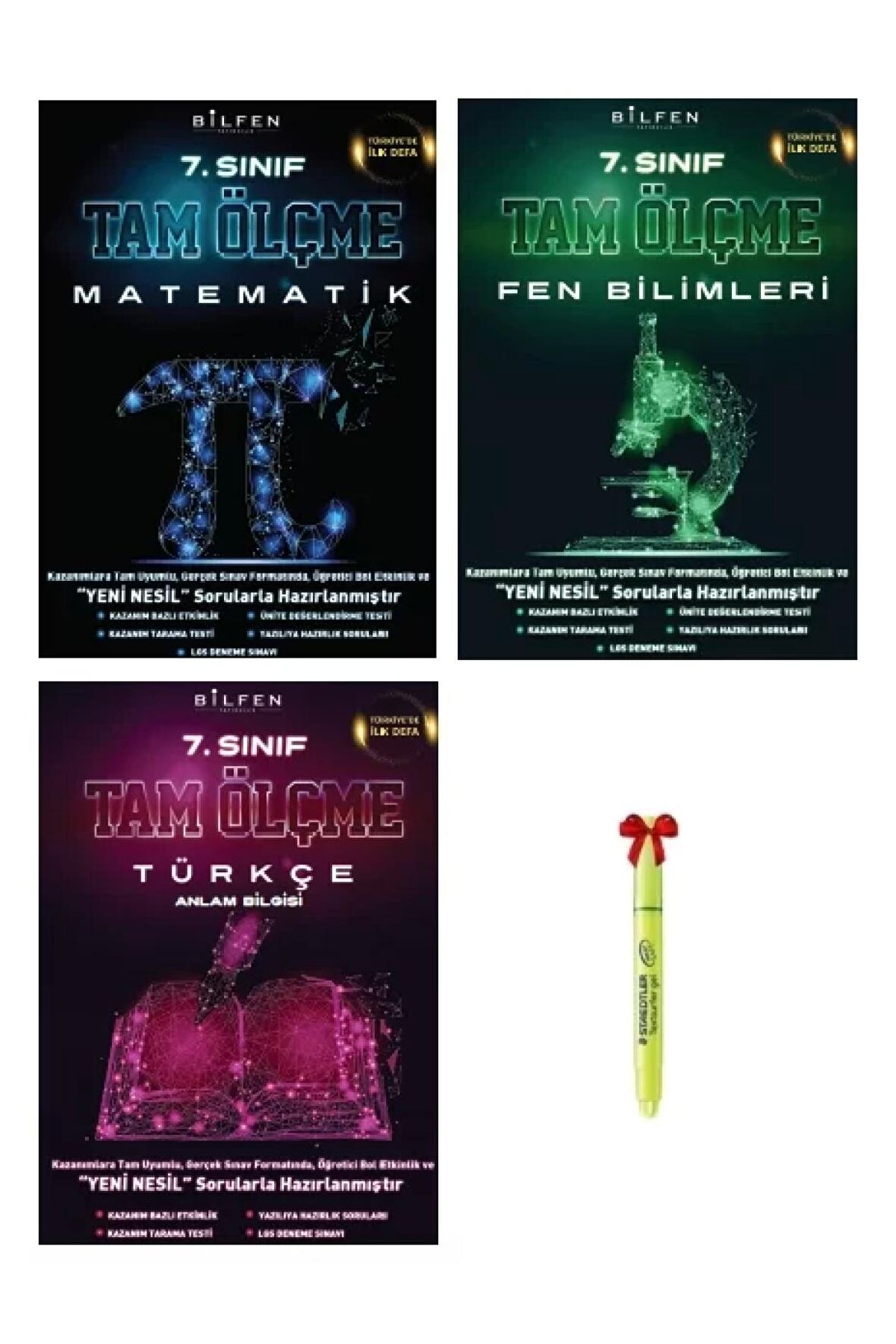 7.Sınıf Tam Ölçme Matematik Fen Bilimleri Türkçe Soru Bankası