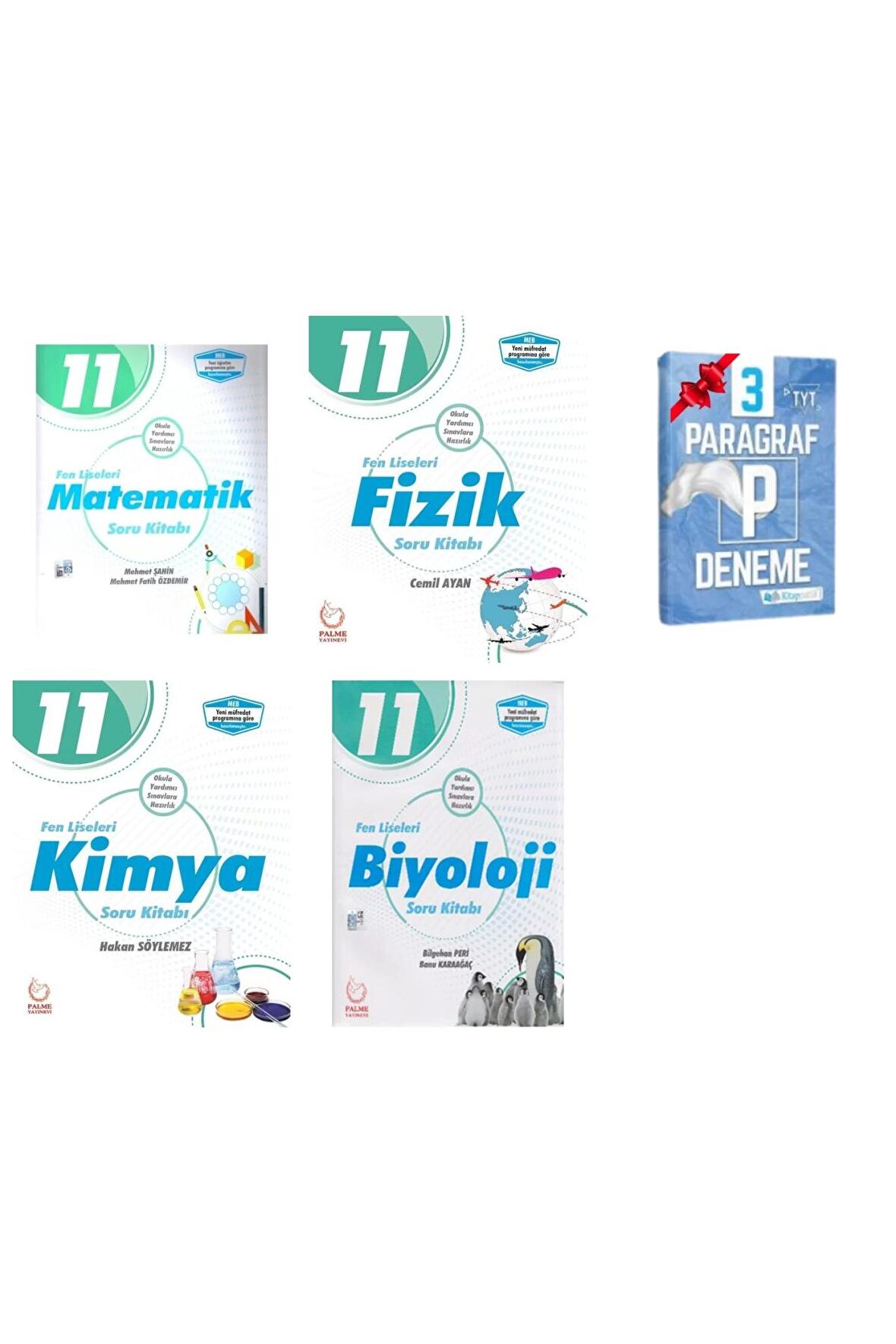 11. Sınıf Fen Liseleri Matematik Fizik Kimya Biyoloji Soru Kitabı