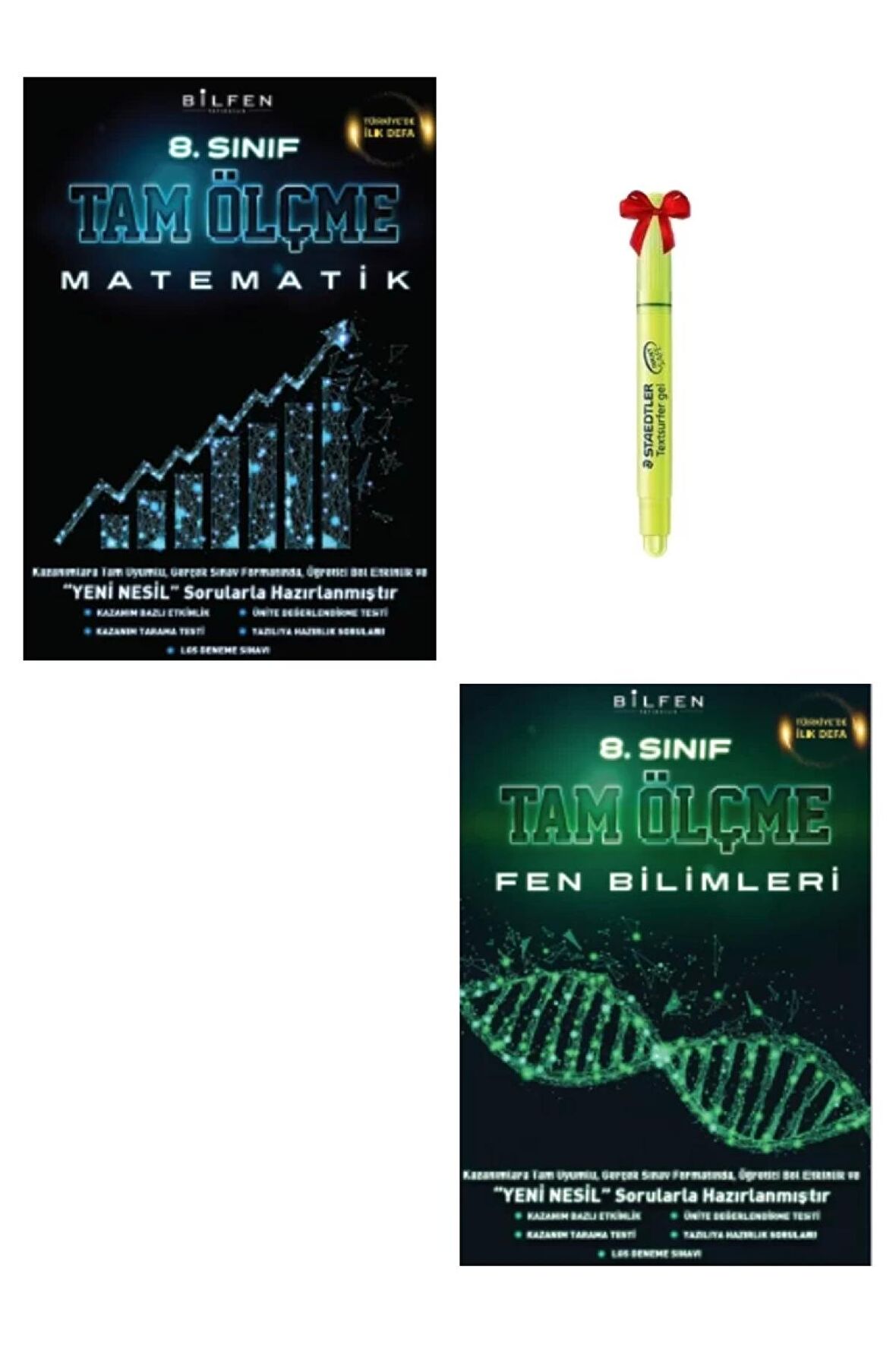 LGS 8.Sınıf Tam Ölçme Matematik ve Fen Bilimleri Soru Bankası