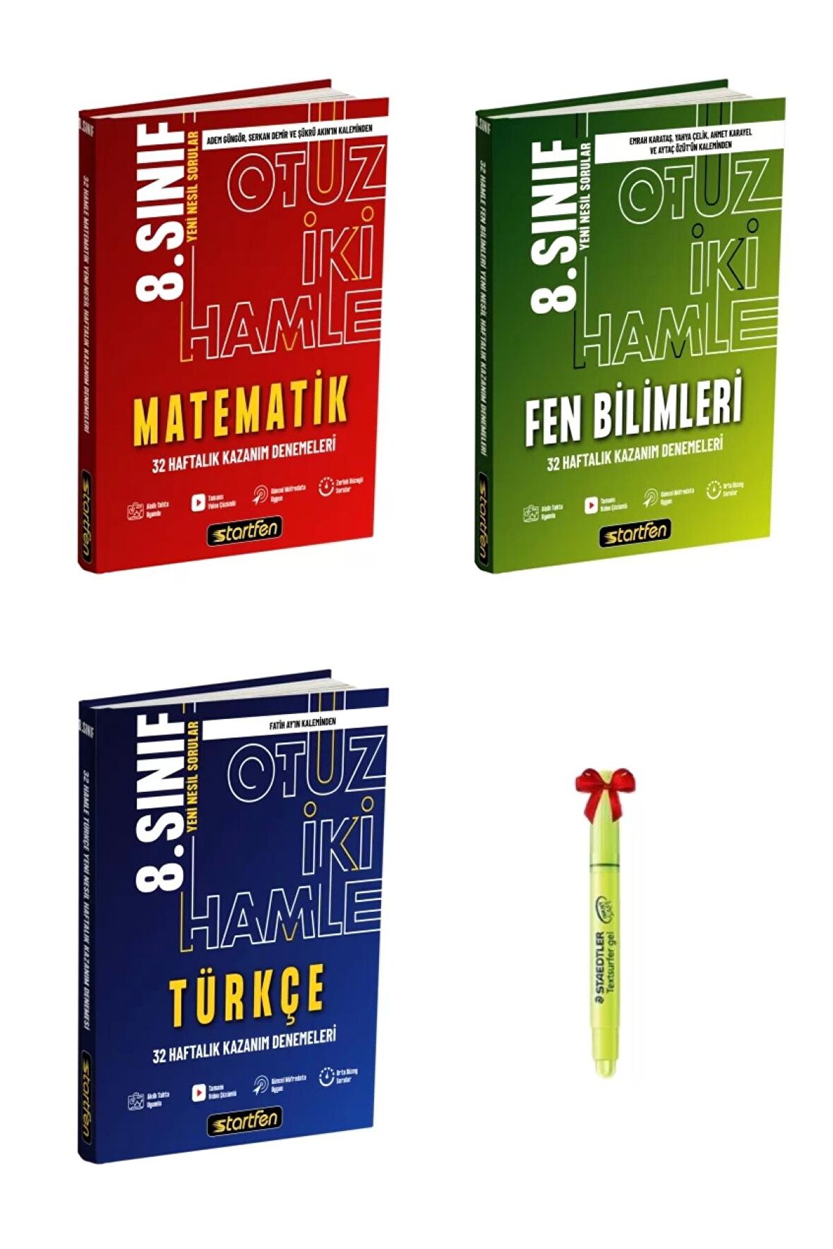 LGS 8.Sınıf Otuz İki Hamle Matematik Fen bilimleri Türkçe Deneme