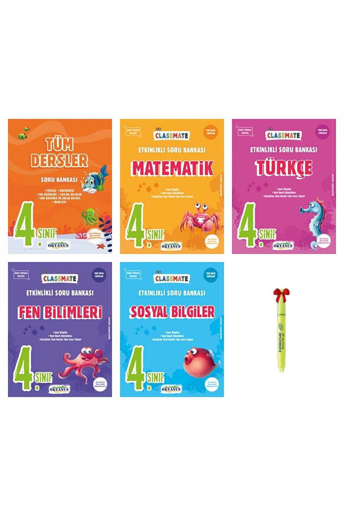 4.Sınıf Classmate Tüm Dersler Matematik Türkçe Fen Sosyal