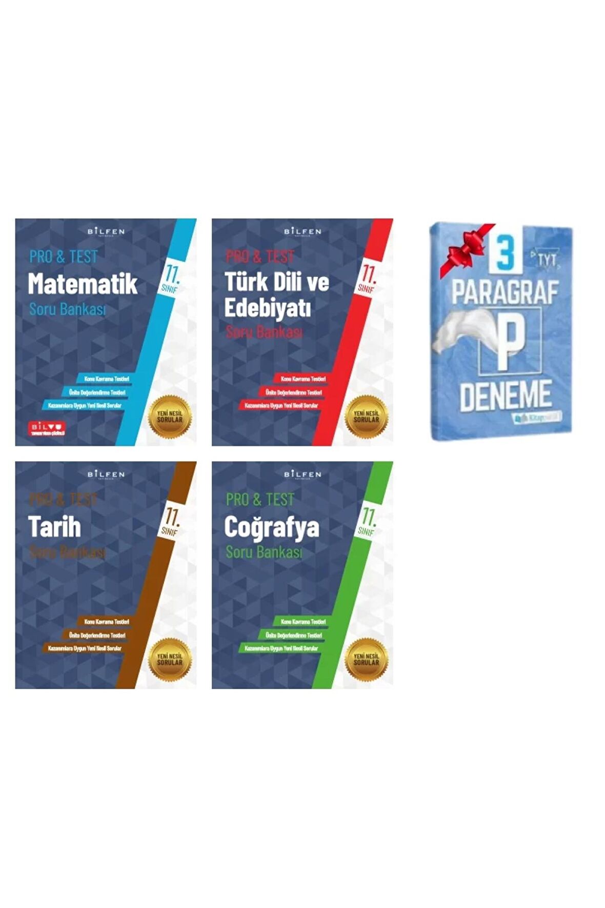 11.Sınıf PROTEST Matematik Edebiyat Tarih ve Coğrafya Soru Bankası