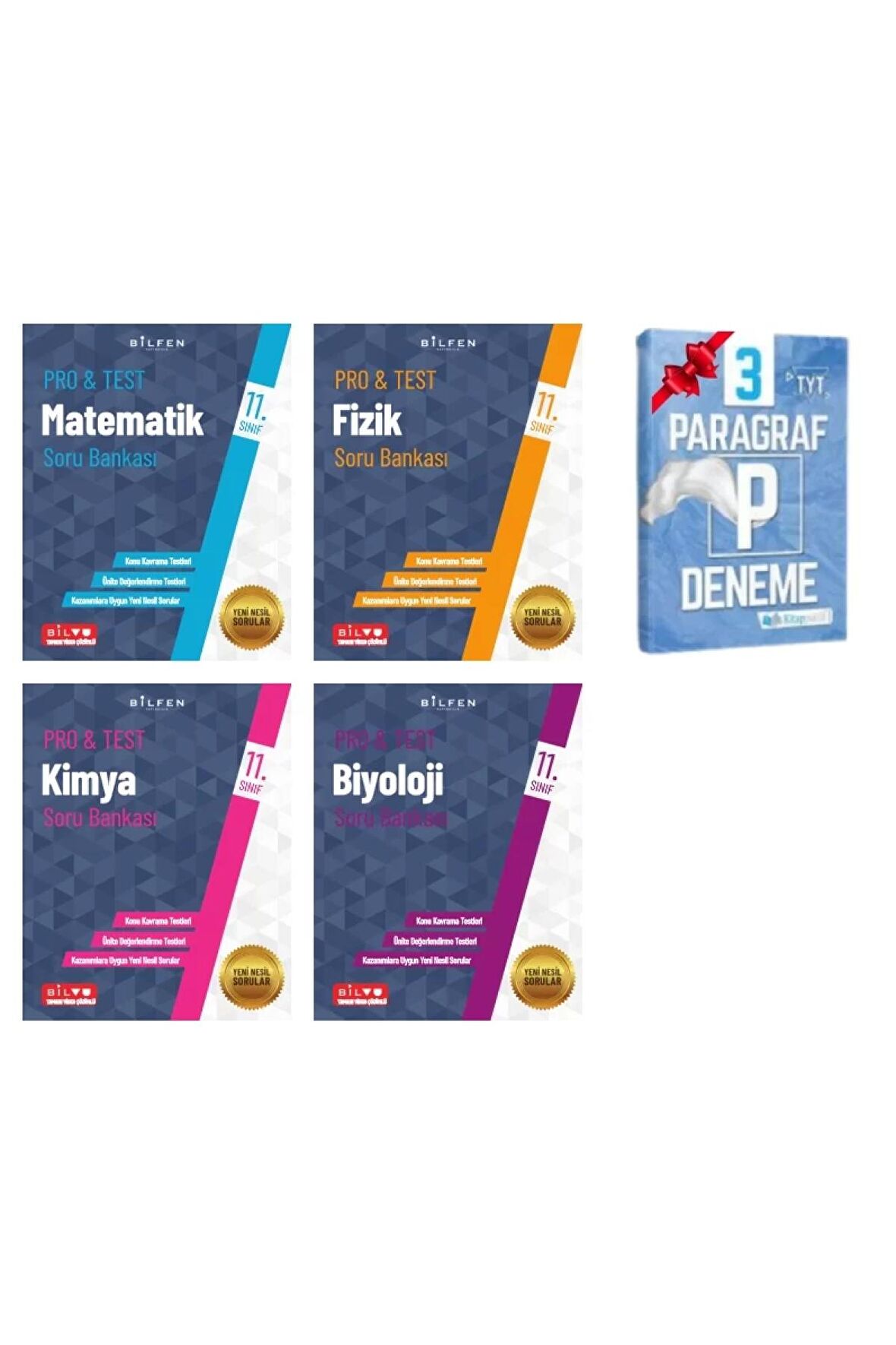 11.Sınıf PROTEST Matematik Fizik Kimya Biyoloji Soru Bankası