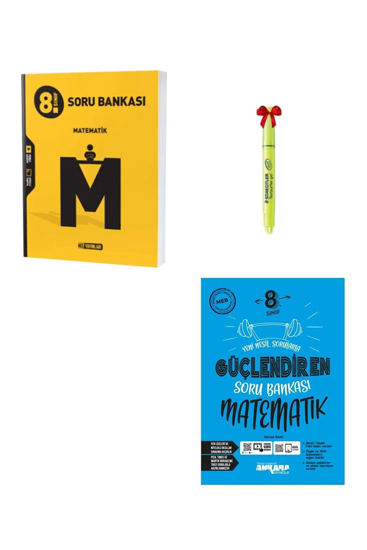 LGS 8.Sınıf Matematik ve Güçlendiren Matematik Soru Bankası