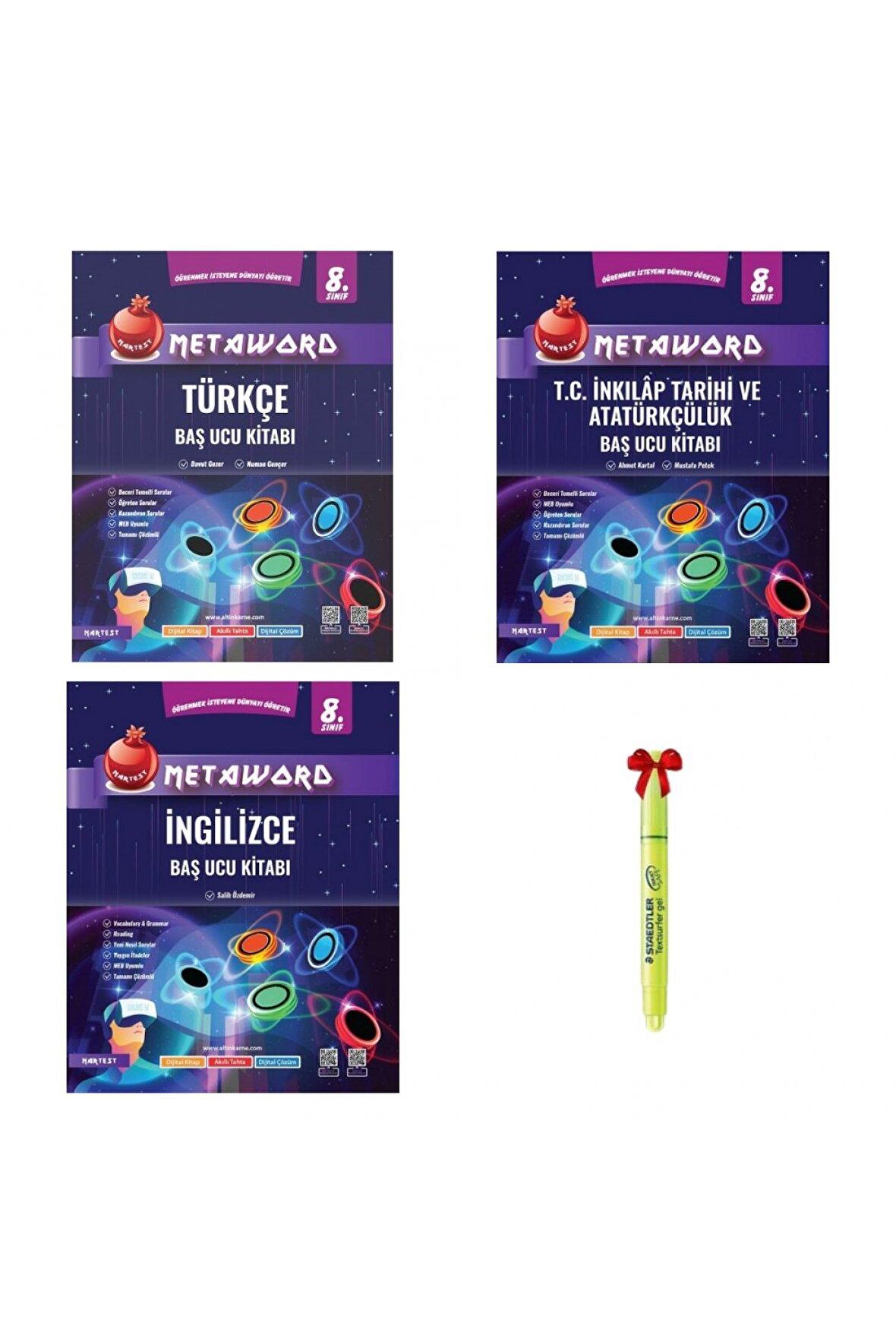 LGS 8.Sınıf Metaword Türkçe İnkılap İngilizce Soru Bankası