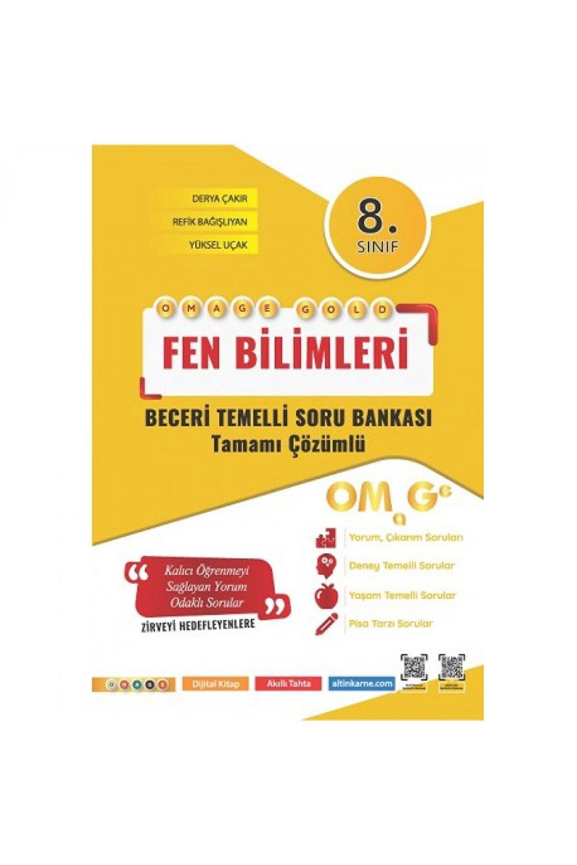 8. Sınıf Omage Gold Fen Bilimleri Soru Bankası