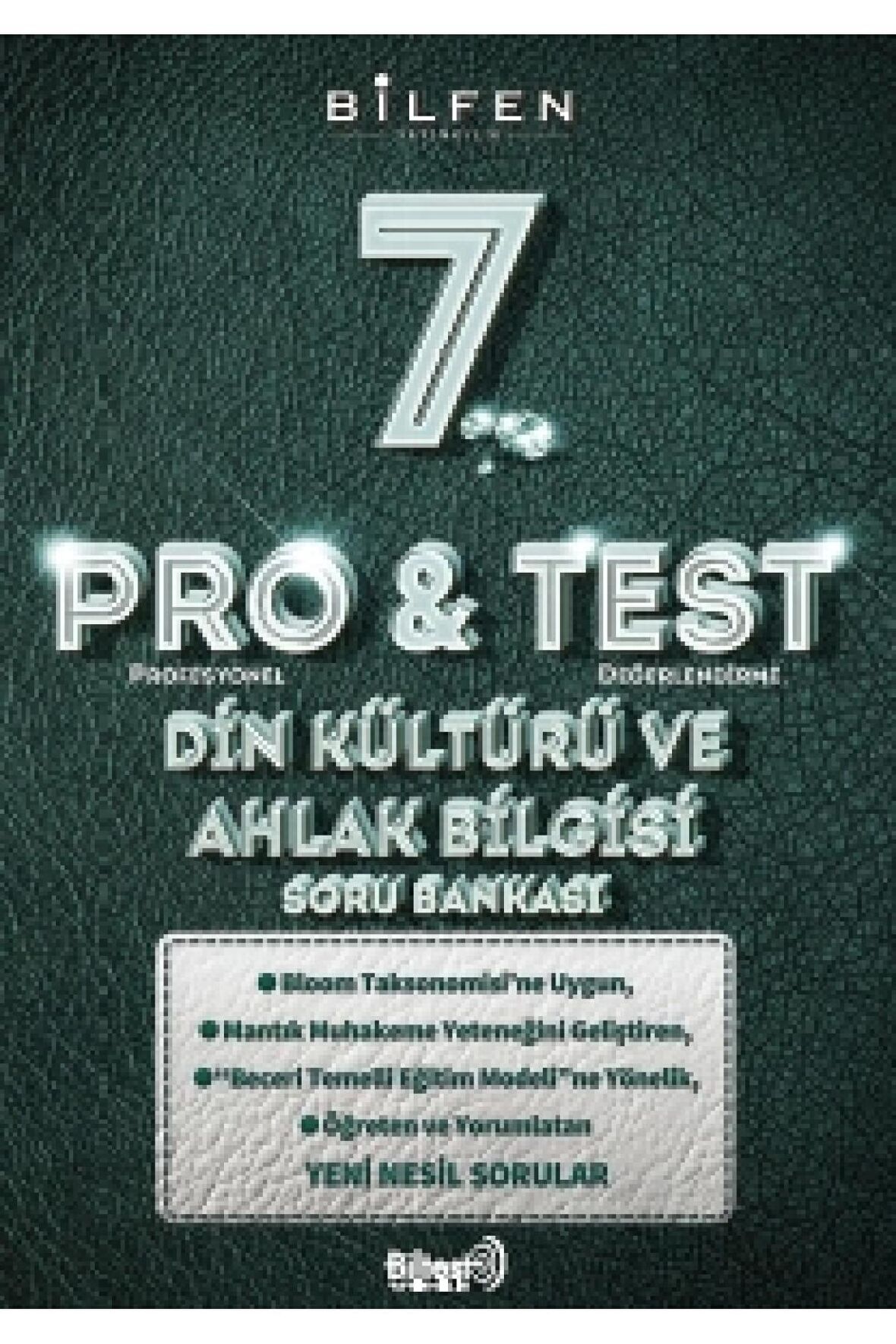 7. SINIF PRO&TEST DİN KÜLTÜRÜ VE AHLAK BİLGİSİ SORU BANKASI